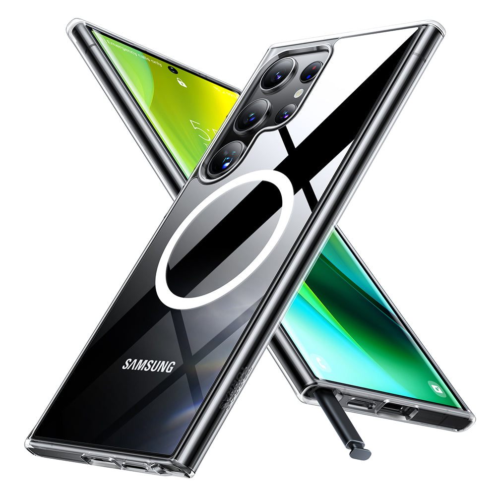 MagSafe-skal för Samsung Galaxy S24 Ultra S928, Torras, Diamond, Transparent