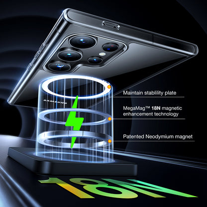 MagSafe-skal för Samsung Galaxy S24 Ultra S928, Torras, Diamond, Transparent