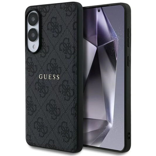 MagSafe-skal för Samsung Galaxy S25 Edge S937, Guess, 4G Ring Classic Logo, Svart