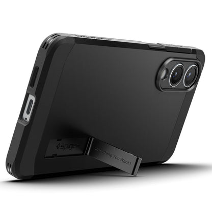 MagSafe-skal för Samsung Galaxy S25 Edge S937, Spigen, Tough Armor, Svart ACS09422