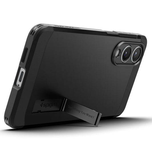 MagSafe-skal för Samsung Galaxy S25 Edge S937, Spigen, Tough Armor, Svart ACS09422