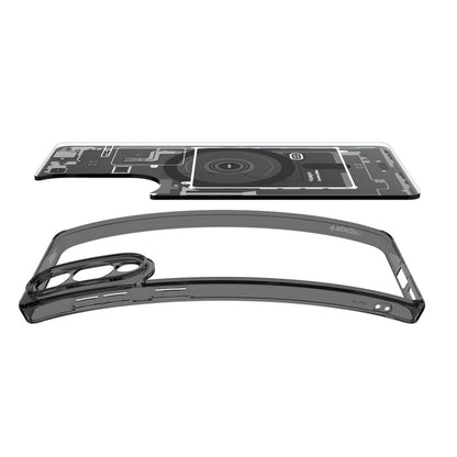 MagSafe-skal för Samsung Galaxy S25 Edge S937, Spigen, Ultra Hybrid Zero One, Svart ACS09415