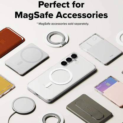 MagSafe-fodral för Samsung Galaxy S25 FE, Ringke, Fusion, Transparent