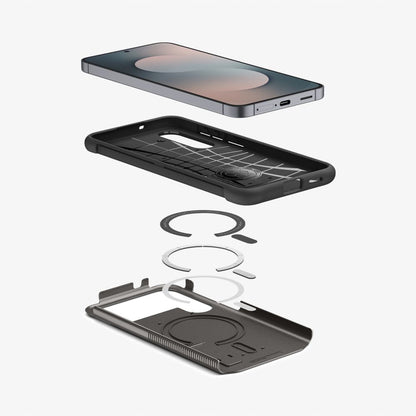MagSafe-skal för Samsung Galaxy S25 FE, Spigen, Slim Armor, Grå ACS10230