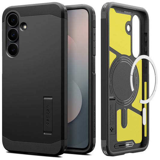 MagSafe-skal för Samsung Galaxy S25 FE, Spigen, Tough Armor, Svart