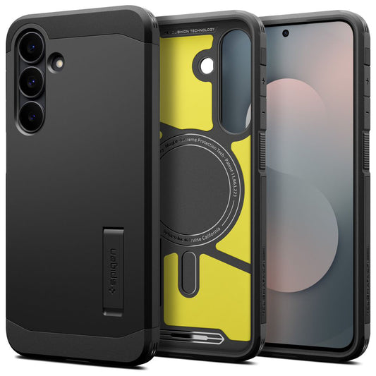 MagSafe-skal för Samsung Galaxy S25 FE, Spigen, Tough Armor, Svart