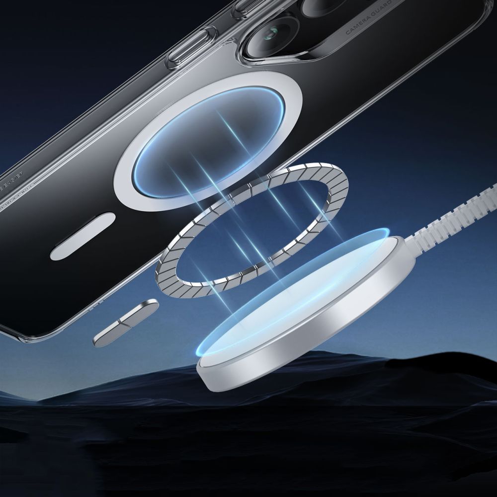 MagSafe-skal för Samsung Galaxy S25+ S936, ESR, Classic Hybrid, Transparent