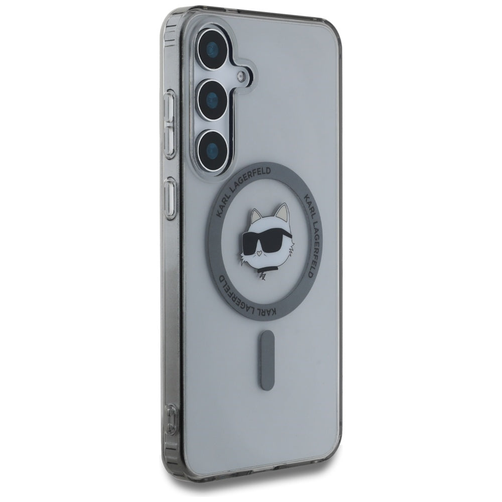 MagSafe-skal för Samsung Galaxy S25+ S936, Karl Lagerfeld, IML Choupette's Head, Svart