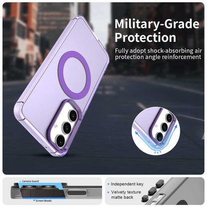 MagSafe-fodral för Samsung Galaxy S25+ S936 / S24+ S926, Techsuit, CandyCase, Lila