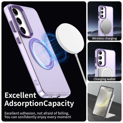 MagSafe-fodral för Samsung Galaxy S25+ S936 / S24+ S926, Techsuit, CandyCase, Lila