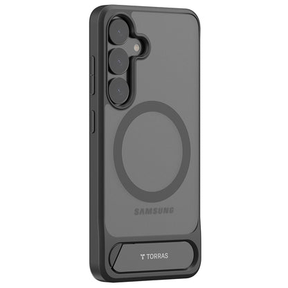 MagSafe Case for Samsung Galaxy S25+ S936, Torras, Pstand, Black