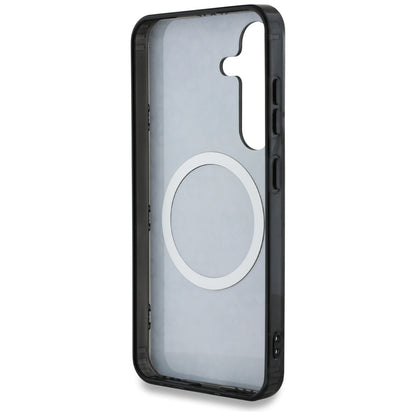 MagSafe-fodral för Samsung Galaxy S25 S931, Guess, IML Peony On 4G Background, Svart