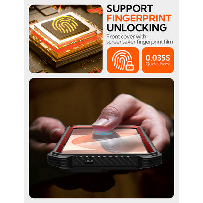 MagSafe-skal för Samsung Galaxy S25 S931, i-Blason, ArmorBox, Röd