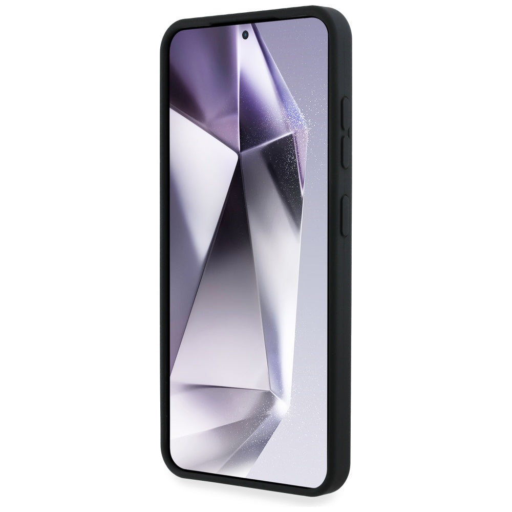 MagSafe-skal för Samsung Galaxy S25 S931, Karl Lagerfeld, Silicone Double Heads, Svart