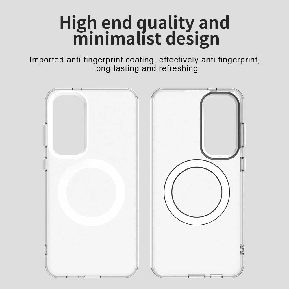 MagSafe-fodral för Samsung Galaxy S25 S931 / S24 S921, Techsuit, CandyCase, Vit