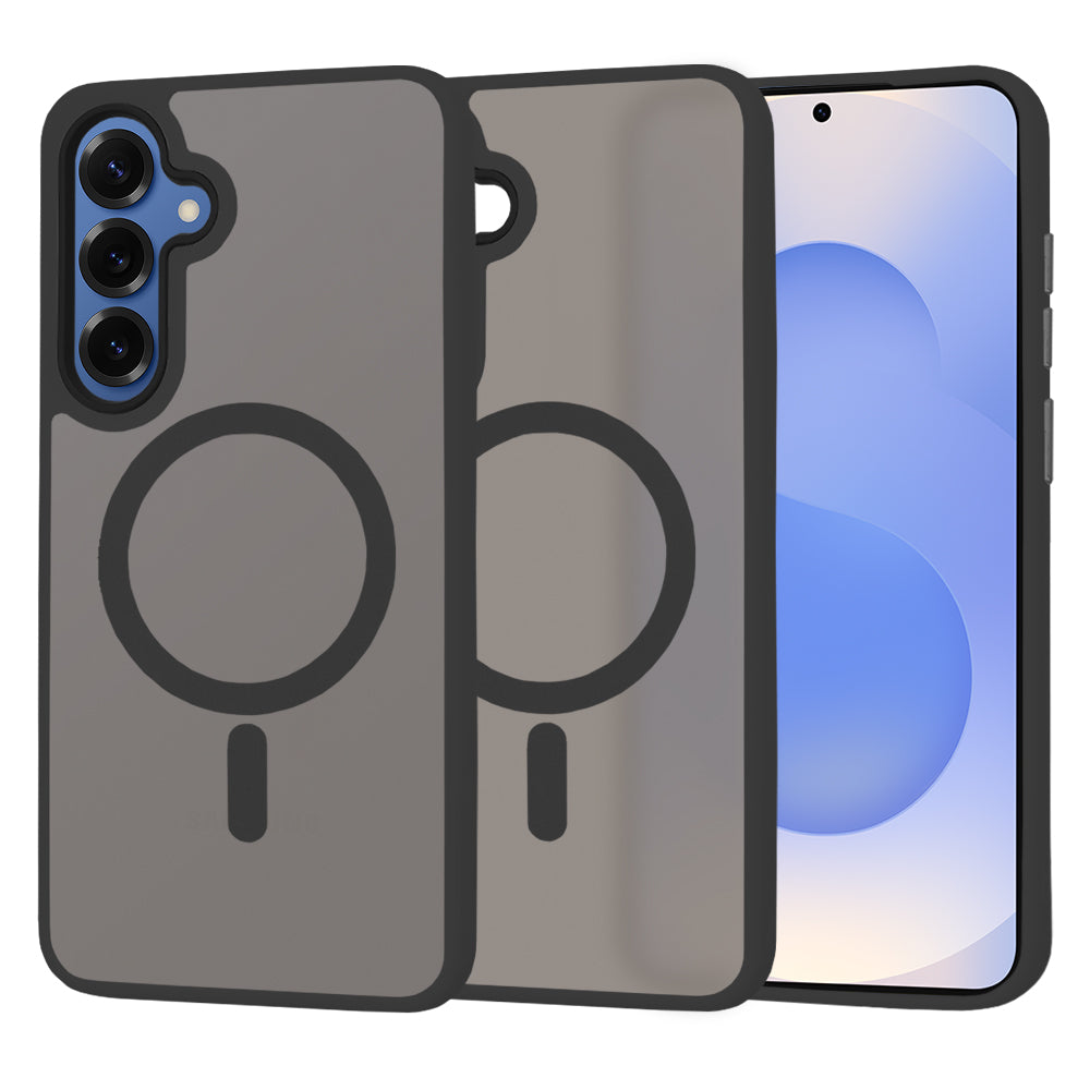 MagSafe-skal för Samsung Galaxy S25 S931, Techsuit, HaloFrost, Svart