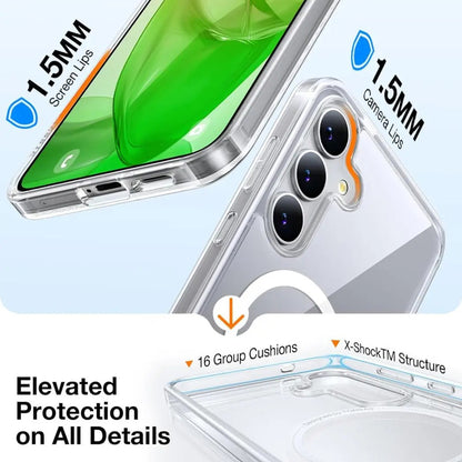 MagSafe-skal för Samsung Galaxy S25 S931, Torras, Guardian, Transparent
