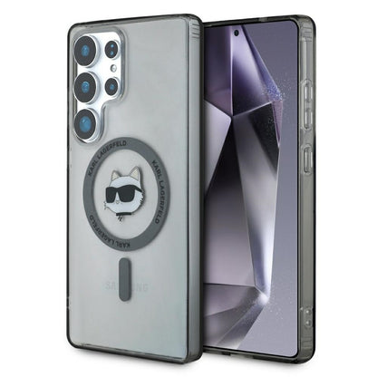 MagSafe-fodral för Samsung Galaxy S25 Ultra S938, Karl Lagerfeld, IML Choupette's Head, Svart