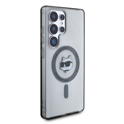 MagSafe-fodral för Samsung Galaxy S25 Ultra S938, Karl Lagerfeld, IML Choupette's Head, Svart