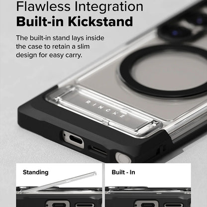 MagSafe-fodral för Samsung Galaxy S25 Ultra S938, Ringke, UX, Transparent