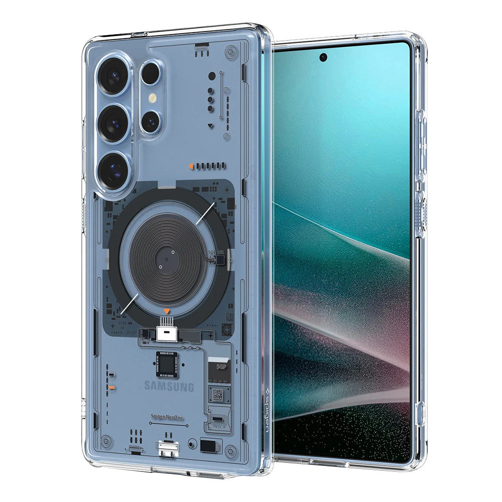 MagSafe-skal för Samsung Galaxy S25 Ultra S938, Spigen, Ultra Hybrid Neo One, Transparent