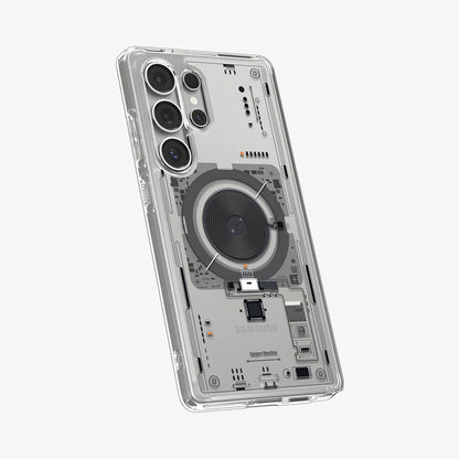 MagSafe-skal för Samsung Galaxy S25 Ultra S938, Spigen, Ultra Hybrid Neo One, Transparent