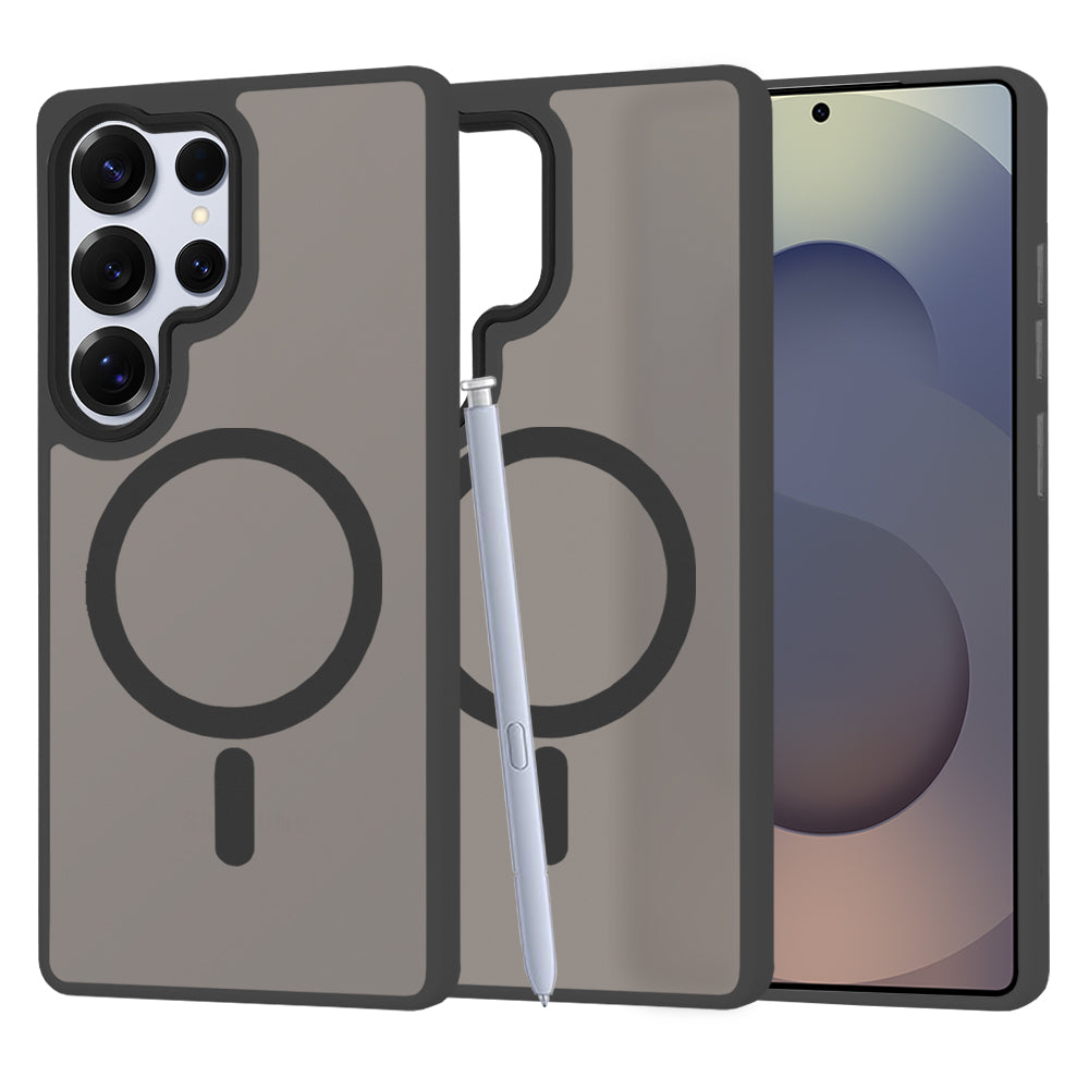 MagSafe-skal för Samsung Galaxy S25 Ultra S938, Techsuit, HaloFrost, Svart