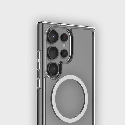 MagSafe-fodral för Samsung Galaxy S26 S942, Blueo, Crystal+ Anti-Drop, Transparent