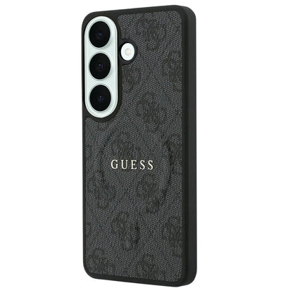 MagSafe-skal för Samsung Galaxy S26 FE S741, Guess, 4G Embossed Ring Classic Logo, svart
