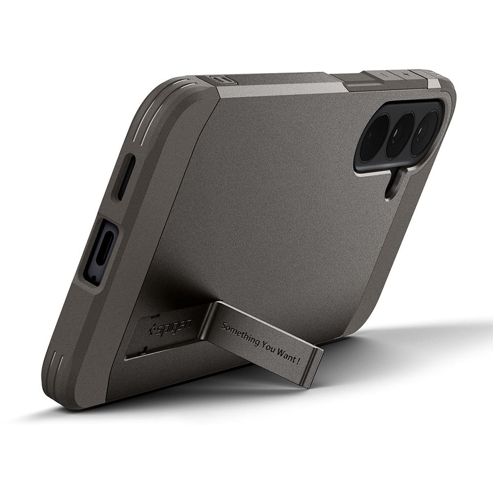 MagSafe-fodral för Samsung Galaxy S26 FE S741, Spigen, Tough Armor, Grå ACS11635