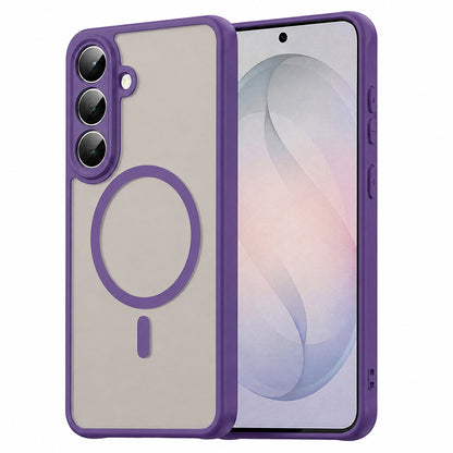 MagSafe Case for Samsung Galaxy S26 FE S741, Techsuit, HaloFrost II, Purple