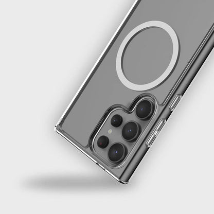 MagSafe-fodral för Samsung Galaxy S26 Plus S947, Blueo, Crystal+ Anti-Drop, Transparent