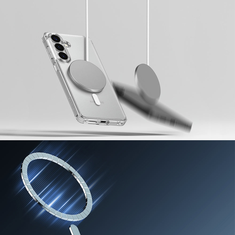 MagSafe-skal för Samsung Galaxy S26 Plus S947, Ringke, Fusion, Transparent