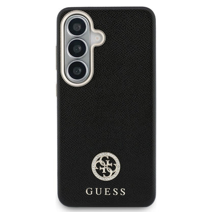 MagSafe-skal för Samsung Galaxy S26 Plus S947, Guess, Rhinestone Round Logo, Svart