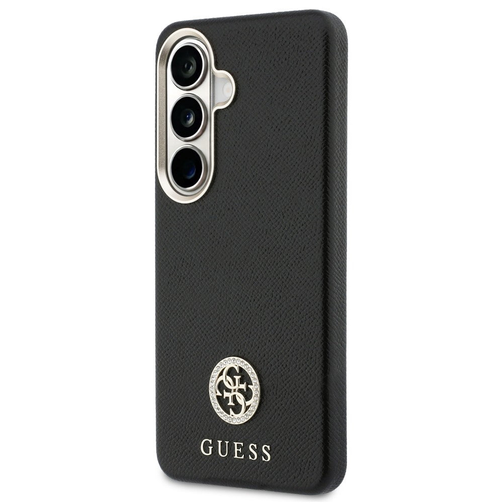 MagSafe-skal för Samsung Galaxy S26 Plus S947, Guess, Rhinestone Round Logo, Svart