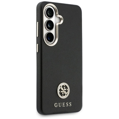 MagSafe-skal för Samsung Galaxy S26 Plus S947, Guess, Rhinestone Round Logo, Svart