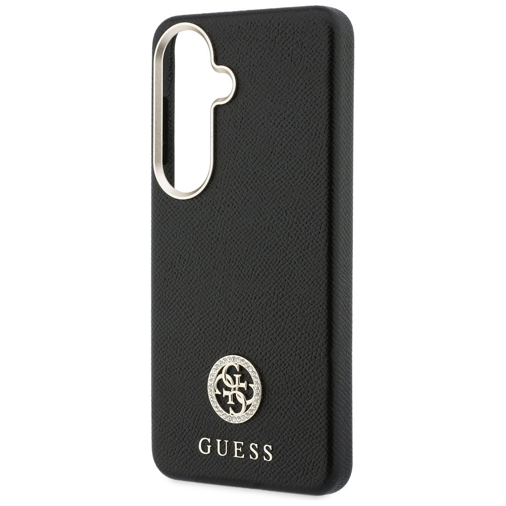 MagSafe-skal för Samsung Galaxy S26 Plus S947, Guess, Rhinestone Round Logo, Svart