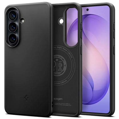 MagSafe-skal för Samsung Galaxy S26 Plus S947, Spigen, Thin Fit, Svart ACS11395