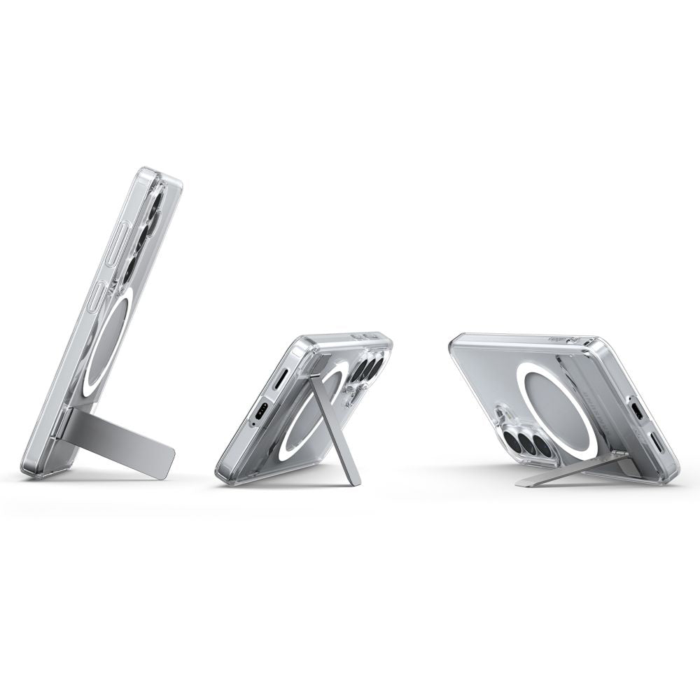 MagSafe-skal för Samsung Galaxy S26 Plus S947, Spigen, Ultra Hybrid S, Transparent Vit ACS11050