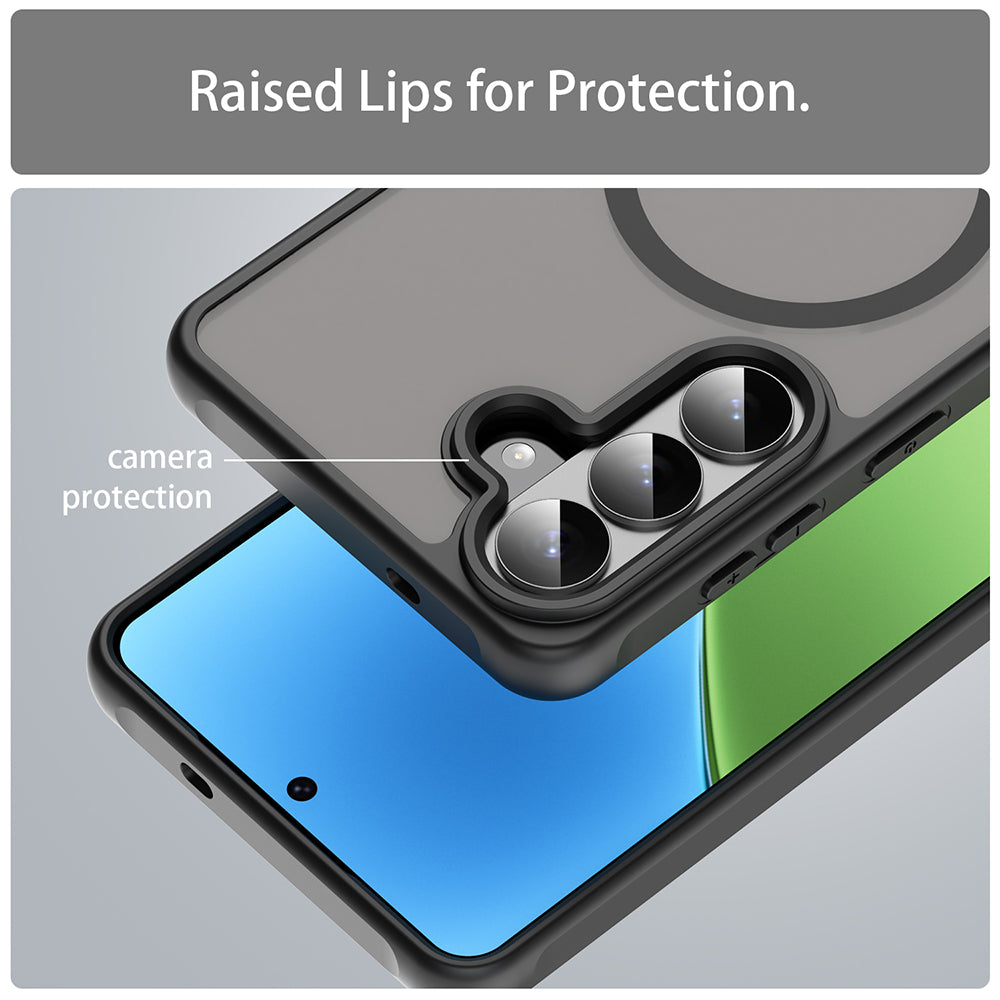 MagSafe-skal för Samsung Galaxy S26 Plus, Techsuit, HaloFrost II, Svart