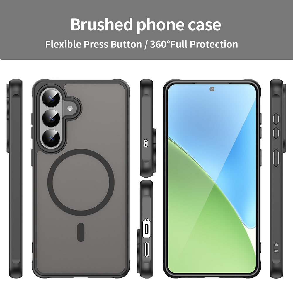 MagSafe-skal för Samsung Galaxy S26 Plus, Techsuit, HaloFrost II, Svart