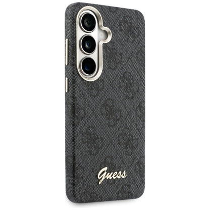 MagSafe-fodral för Samsung Galaxy S26 S942, Guess, 4G Script Logo, Svart