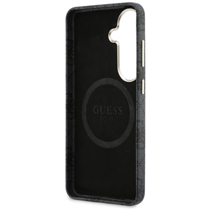 MagSafe-fodral för Samsung Galaxy S26 S942, Guess, 4G Script Logo, Svart