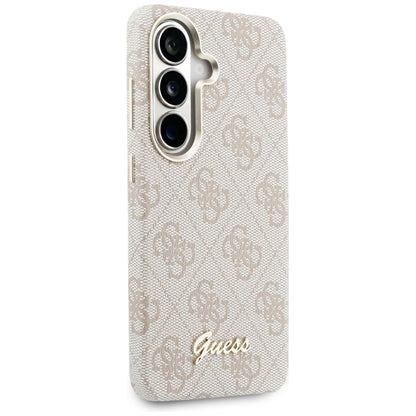 MagSafe-fodral för Samsung Galaxy S26 S942, Guess, 4G Script Logo, Rosa