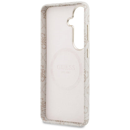 MagSafe-fodral för Samsung Galaxy S26 S942, Guess, 4G Script Logo, Rosa