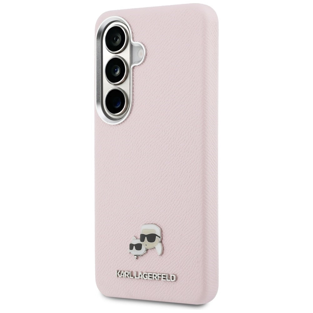 MagSafe-skal för Samsung Galaxy S26 S942, Karl Lagerfeld, Karl & Choupette Head's Pin, Rosa
