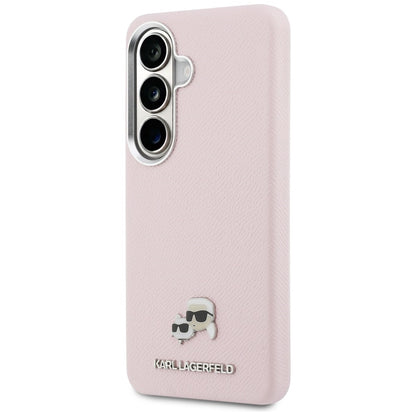 MagSafe-skal för Samsung Galaxy S26 S942, Karl Lagerfeld, Karl & Choupette Head's Pin, Rosa