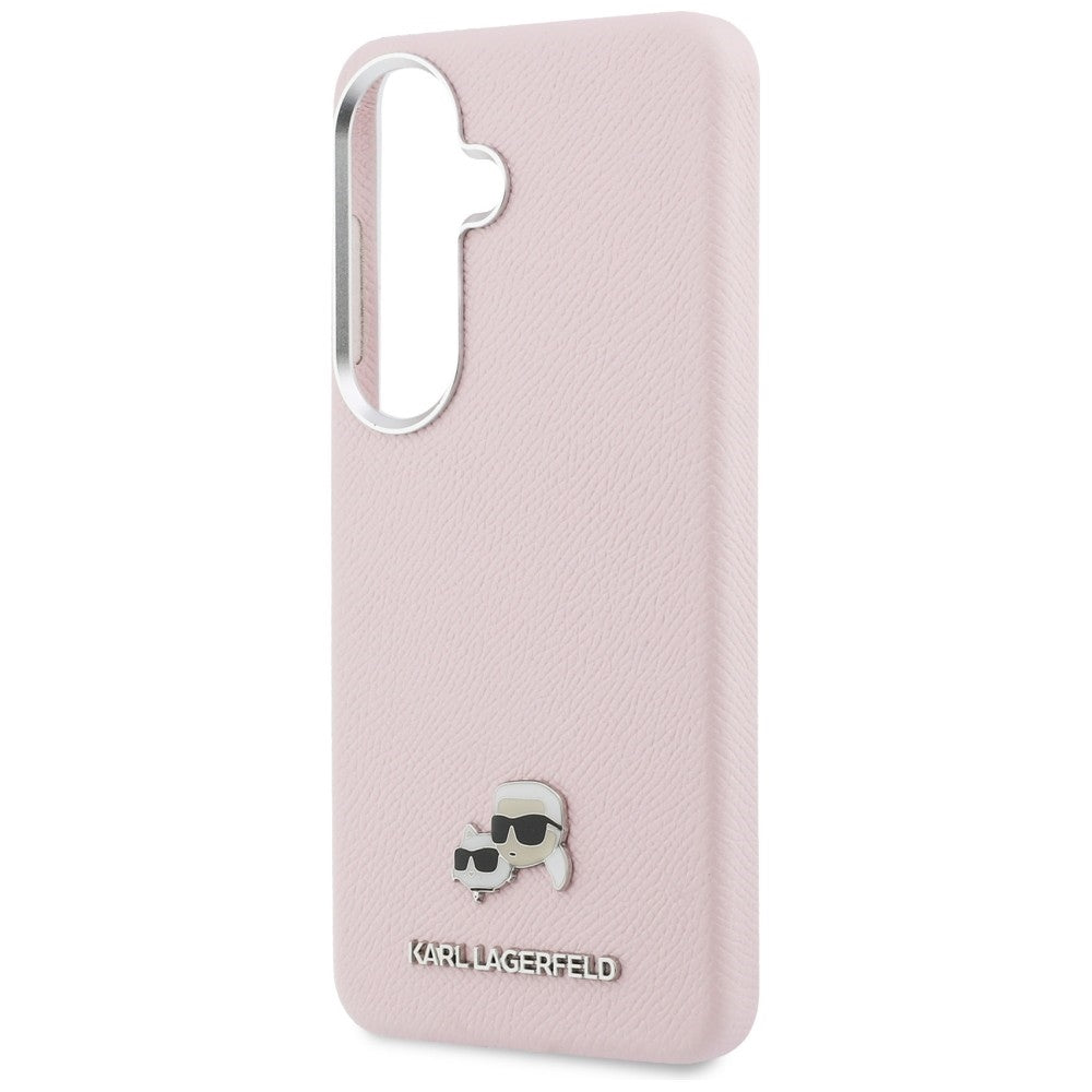 MagSafe-skal för Samsung Galaxy S26 S942, Karl Lagerfeld, Karl & Choupette Head's Pin, Rosa