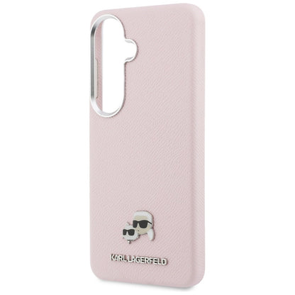 MagSafe-skal för Samsung Galaxy S26 S942, Karl Lagerfeld, Karl & Choupette Head's Pin, Rosa
