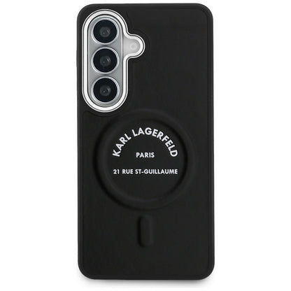 MagSafe-skal för Samsung Galaxy S26 S942, Karl Lagerfeld, Karl RSG Logo, Svart